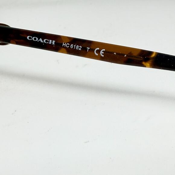 Coach Eyeglasses HC6182 5664 Milky Amber Tortoise 52-17-140 19686 - Picture 6 of 7